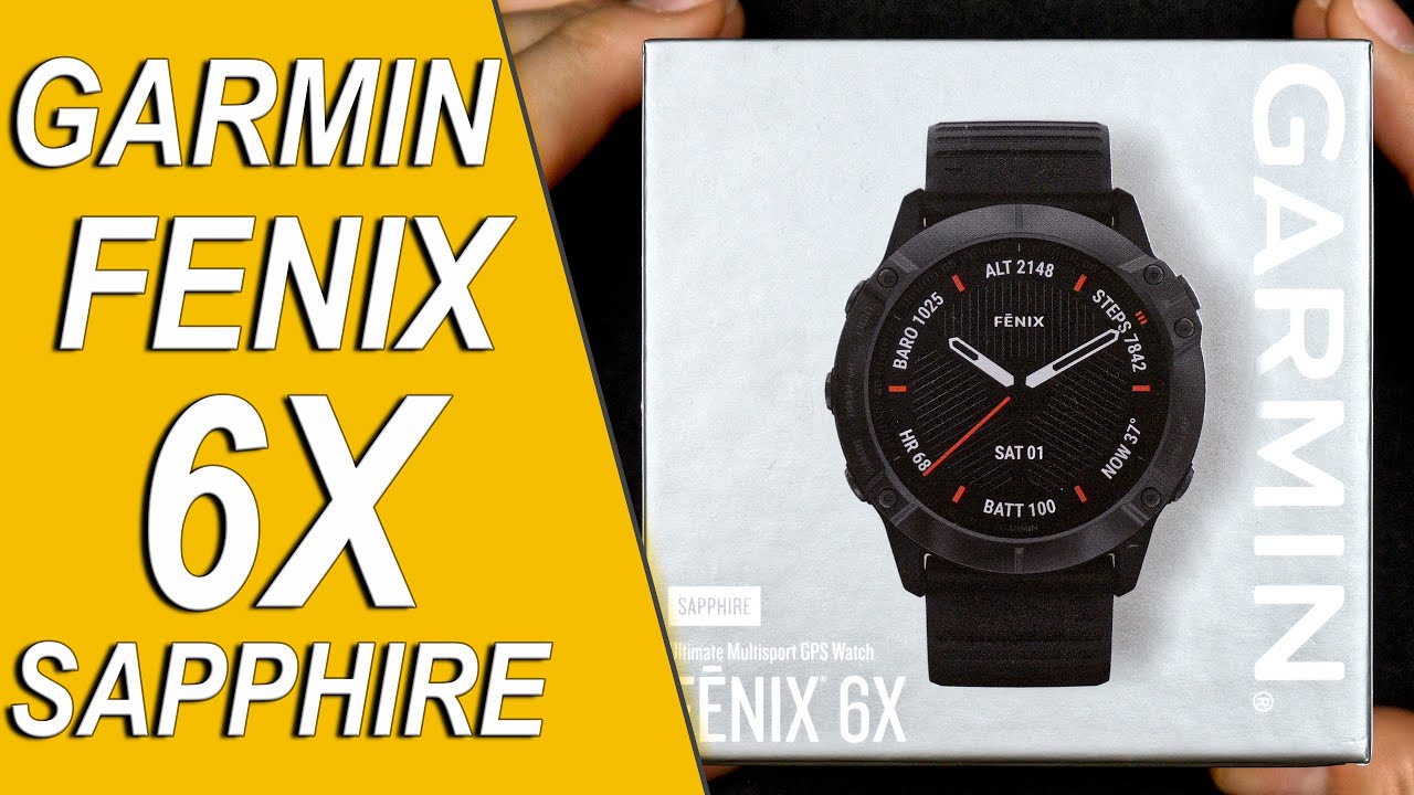 Garmin 6X Sapphire 2020 Unboxing & Compare - YouTube