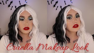 Easy Cruella makeup look!