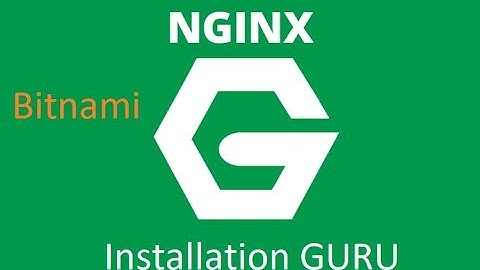 How to install nginx on windows using Bitnami