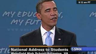Pres. Obama National Address to Students