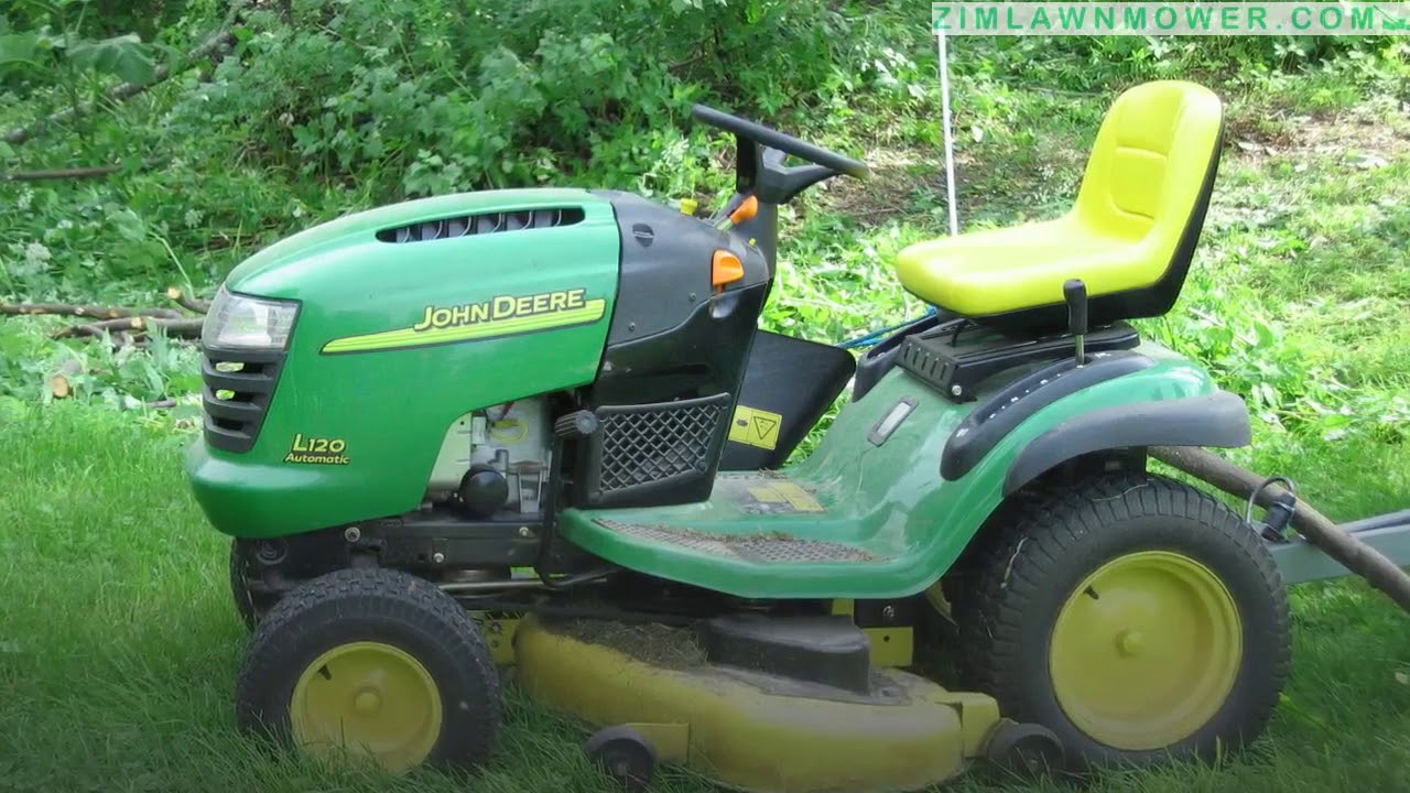 how to put a ball hitch on a lawnmower YouTube