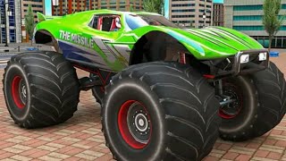 IMPOSSIBLE MONSTER TRUCK STUNT GAME #Android Gameplay #Free Games Download #Racing Games Download screenshot 1