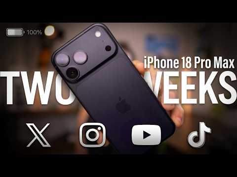 Thumbnail for iPhone 18 Pro Max: 2 Weeks & 1000 Photos Later