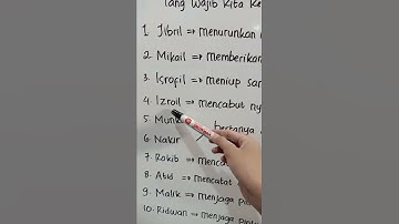 Thumbnail of mengenal malaikat Alloh