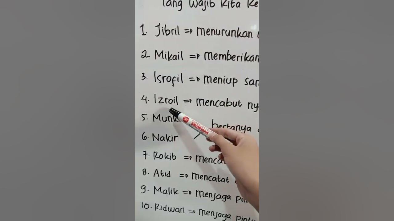 mengenal malaikat Alloh mengenal malaikat Alloh