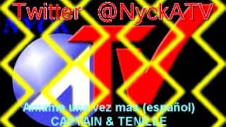 Video thumbnail of "CAPTAIN & TENILLE Amame una vez mas (español) marca radio manquehue"