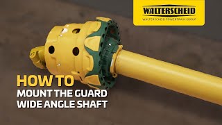 Walterscheid® How To - Mount the guard of a wide-angle PTO shaft