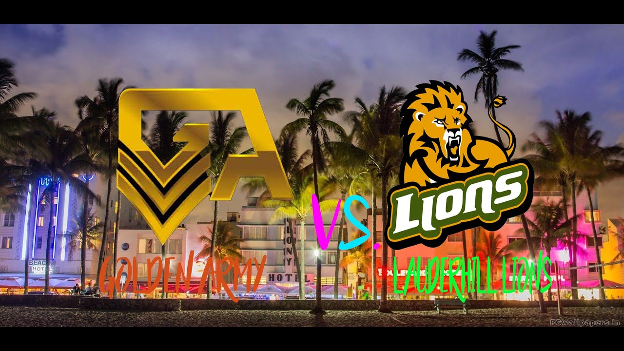 🔥🌴 Lauderhill Lions 13U vs. Miami Garden Chiefs (Golden Army) Broward V. Dade County | 2022