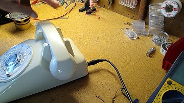 Rotary Telephone Circuit Bent Microphone With Stutter Effect