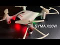 SYMA X20W Indoor FPV Drone Unboxing and Flight Test