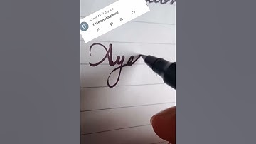 Ayesha name write in cursive writing #cursive#writing#ayesha#khushicursivewriting#short