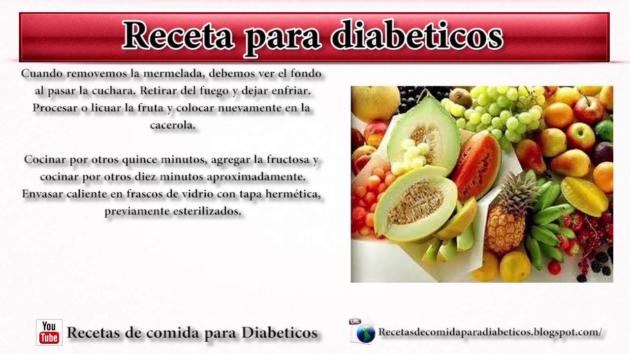 Ejemplo de menu para diabeticos