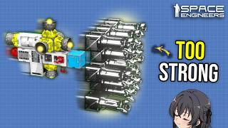 This 5x5 Buckshot Torpedo Works Too Well, Space Engineers