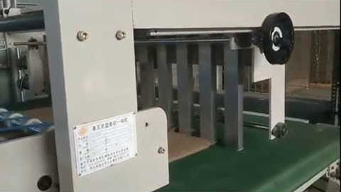 Automatic 2 ply corrugation machine with Stacker