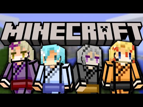 【MINECRAFT】exploring the Holostars JP server with our senpais!!!​