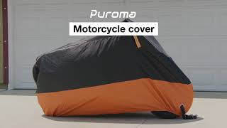Puroma Waterproof Motorcycle Cover, XXX-Large - How to use - Protect your Motorcycle
