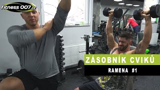 NEJLEPŠÍ CVIKY NA VELKÁ RAMENA Military press a tlaky| 1# Zásobník cviků ramena