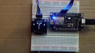 Pong against itself using ESP8266