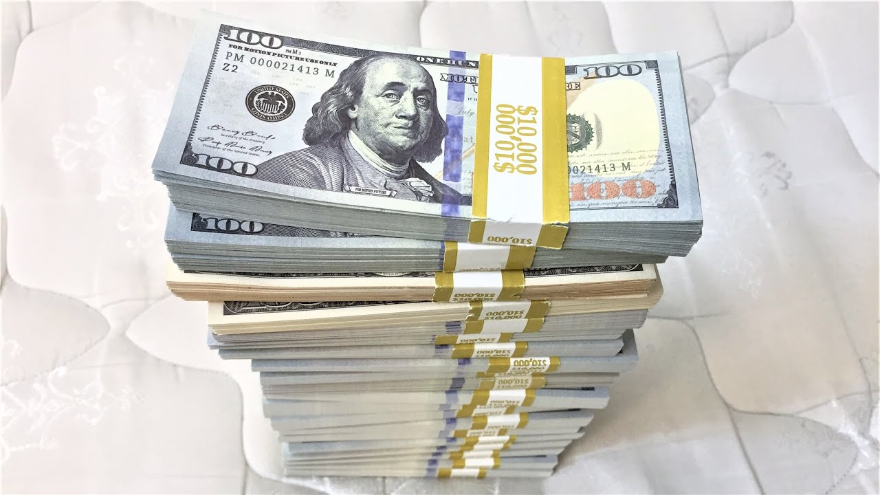 $200,000 Cash on My Bed ASMR - This is What $200,000 in Cash Looks Like - The Law of Attraction