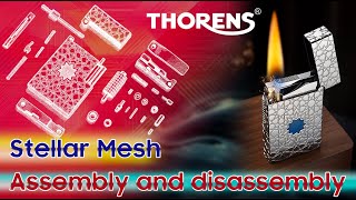 🎥 THORENS Crisp/Ping Sound – Stellar Mesh Kerosene Lighter | Full Hand Assembly Showcase#lighter