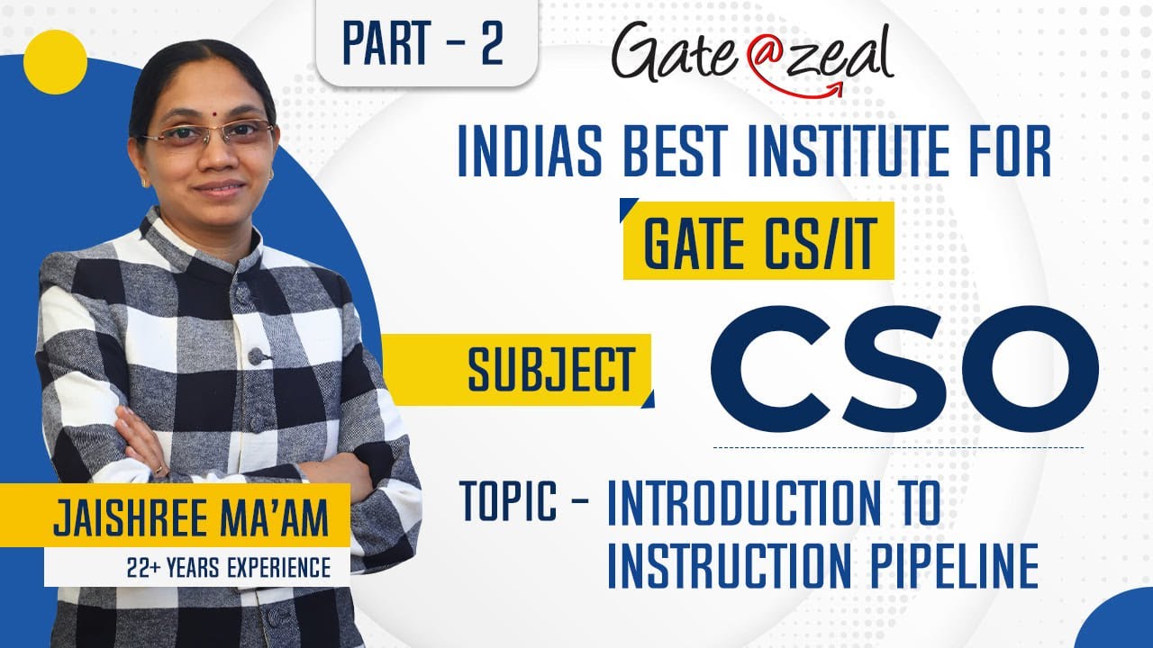 Instruction Pipeline | Computer Organization and Architecture | Gate at zeal | gate 2023 | gate CSE