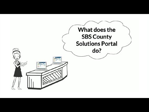 County Solutions Portal from SBS Portals