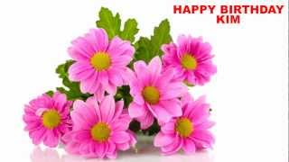 Kim - flowers - Happy Birthday