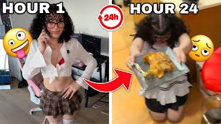 TRANS GIRL TURNS TO HOUSEWIFE FOR 24 HOURS…