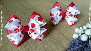 🎀Красиві Бантики з лент на резинці.Bows