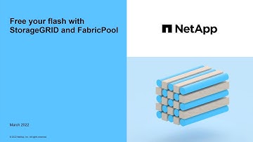 Free your flash with StorageGRID and FabricPool