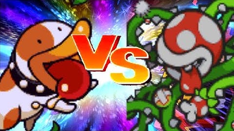 Tetris Attack Poochy VS Naval Piranha MATCH (CPU nvl7) Modo Super Hard #Chains #SuperHardMode