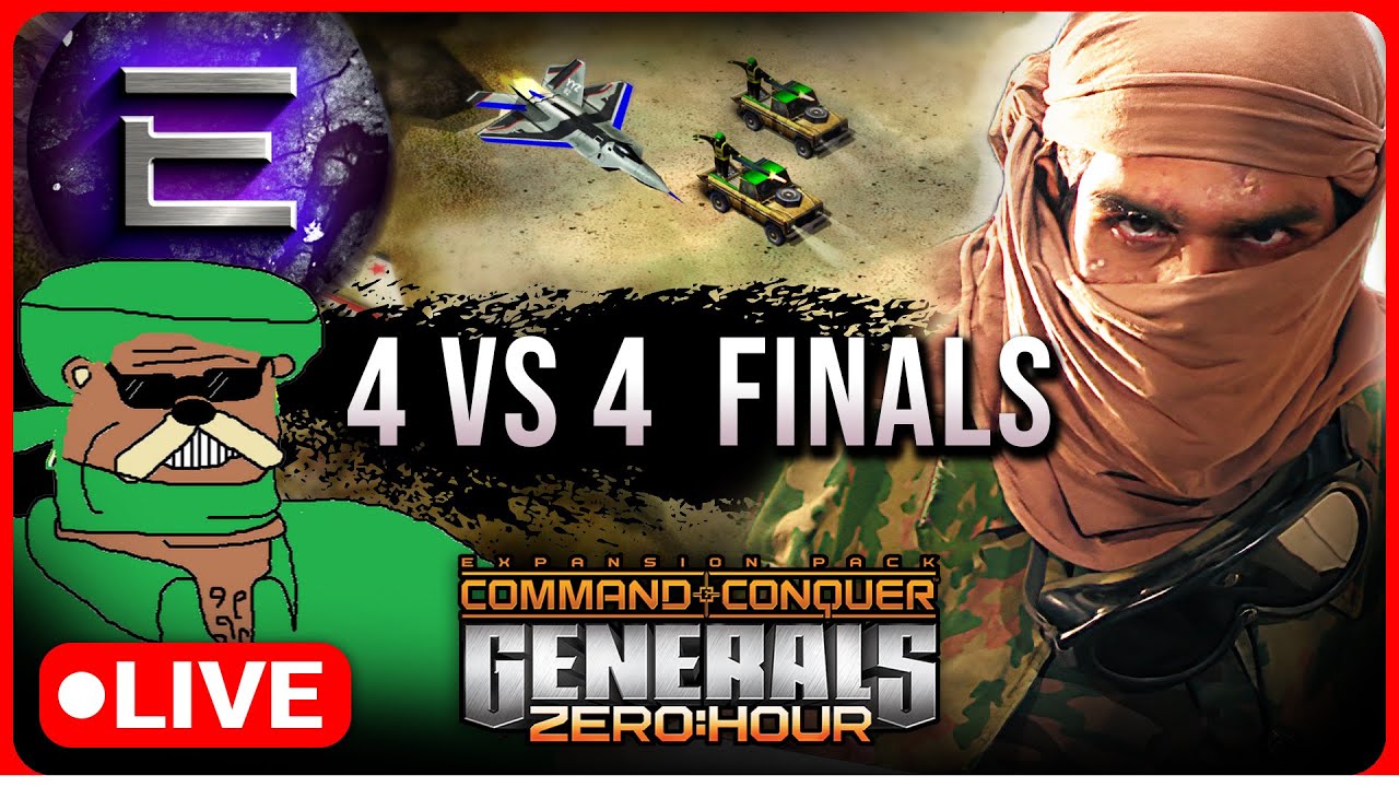 $500 4vs4 Tournament: Team ExCaL vs Team Marakar | C&C Generals Zero Hour