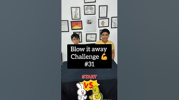 Blow it Away Challenge 💨 | LearnWithUs Challenges l #shorts #challenge #learnwithus @learnwithus13
