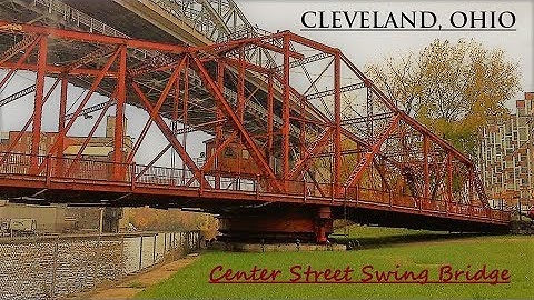 Center Swing Bridge Opening For A Sailboat | Cleveland, Ohio