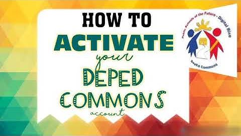HOW TO ACTIVATE YOUR DEPED COMMONS #depedcommons #stepbystep  #howtoactivatedepedcommon