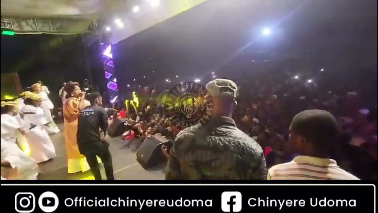 Chinyere Udoma At Send down the glory 2025 the presence of God filled the atmosphere
