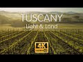 Tuscany, Italy. Light and Land. Aerial video in 4K