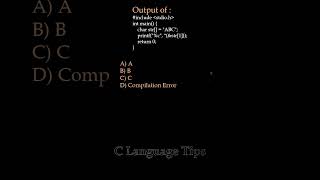 C Language Q&A Series (Q25) | C Programming Basics Explained | #shorts screenshot 4