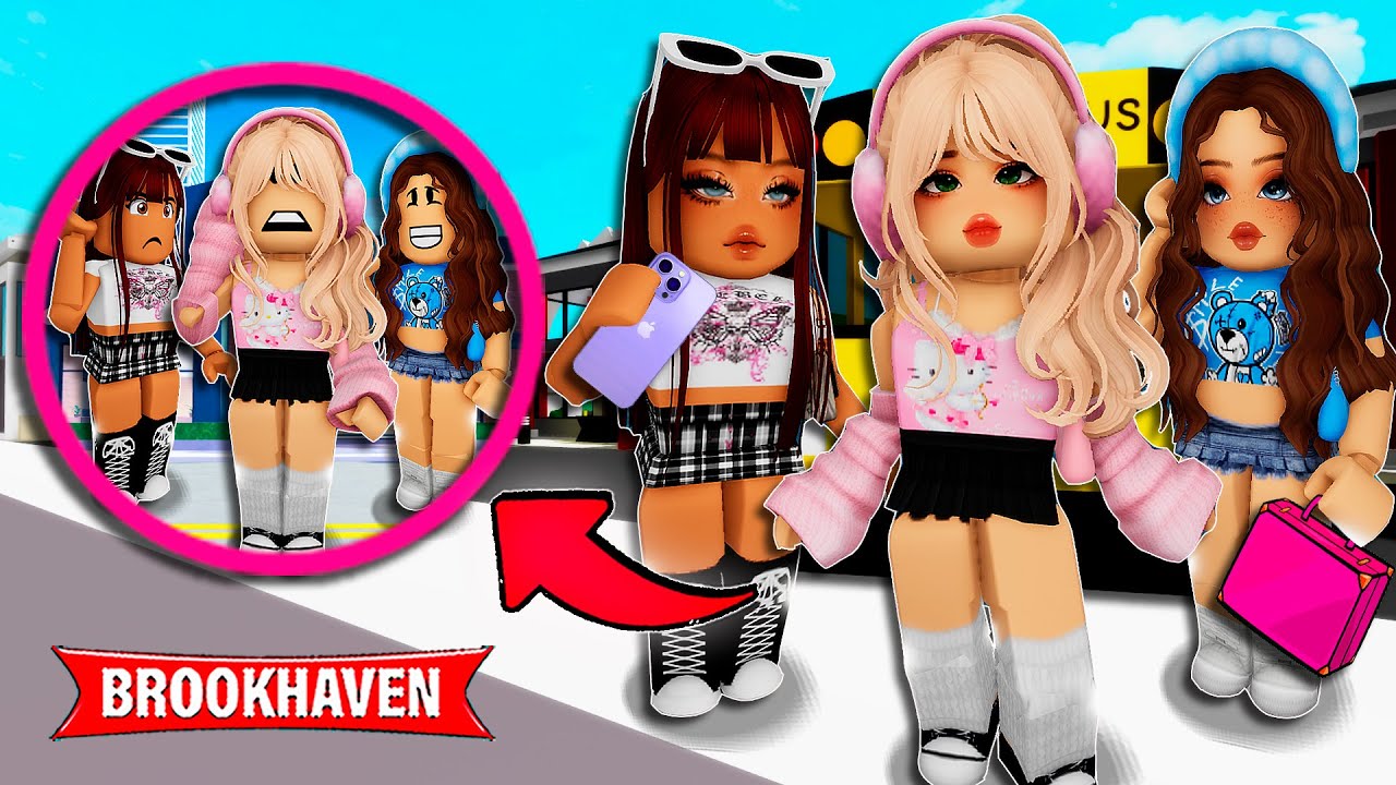 AS MENINAS FORAM no PASSEIO da ESCOLA e SE PERDERAM | Historinhas Brookhaven Roblox Bibi e Lud