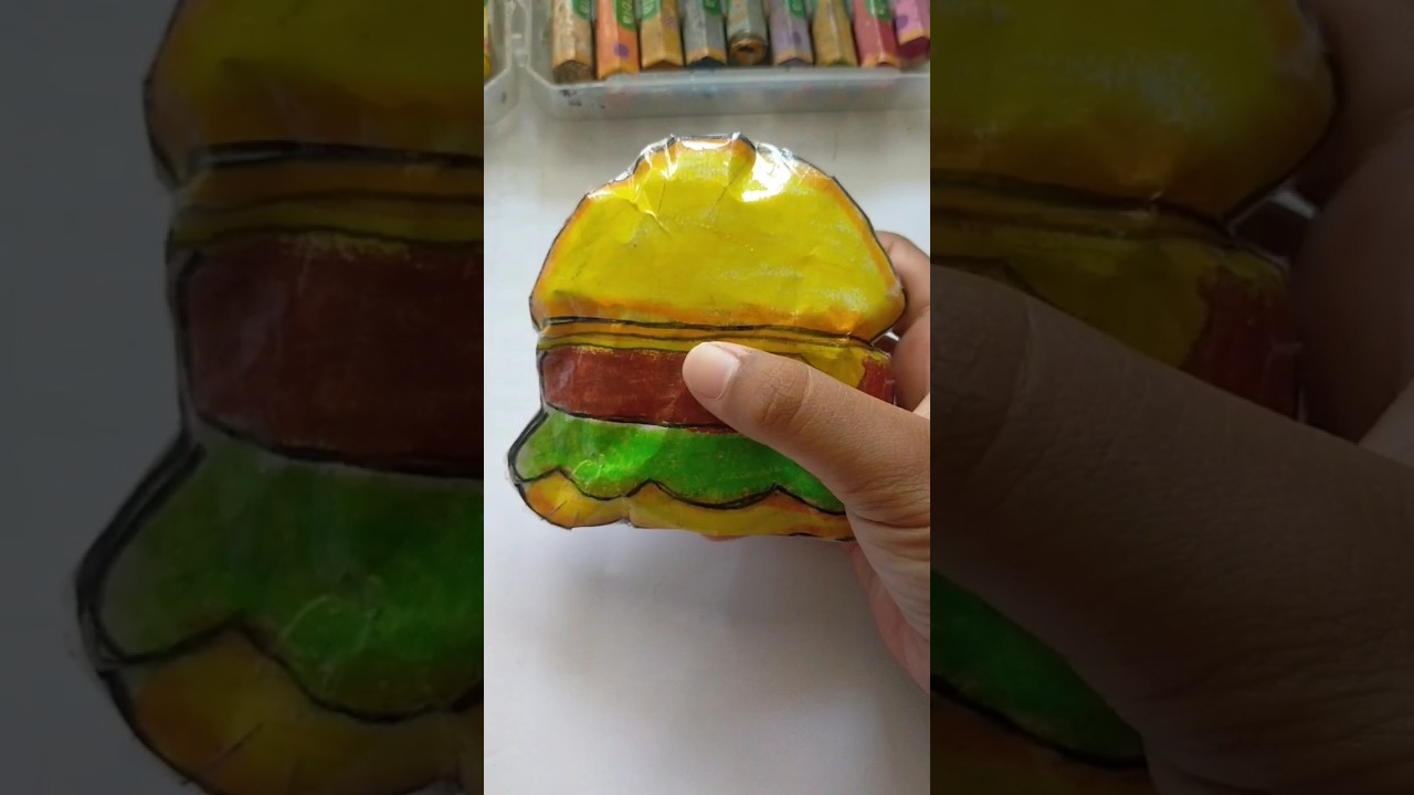 Bikin Paper Squishy Burger 🍔✨ Next bikin apalagi ya☺️✨ 