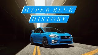 Subaru Hyper Blue - a Brief History