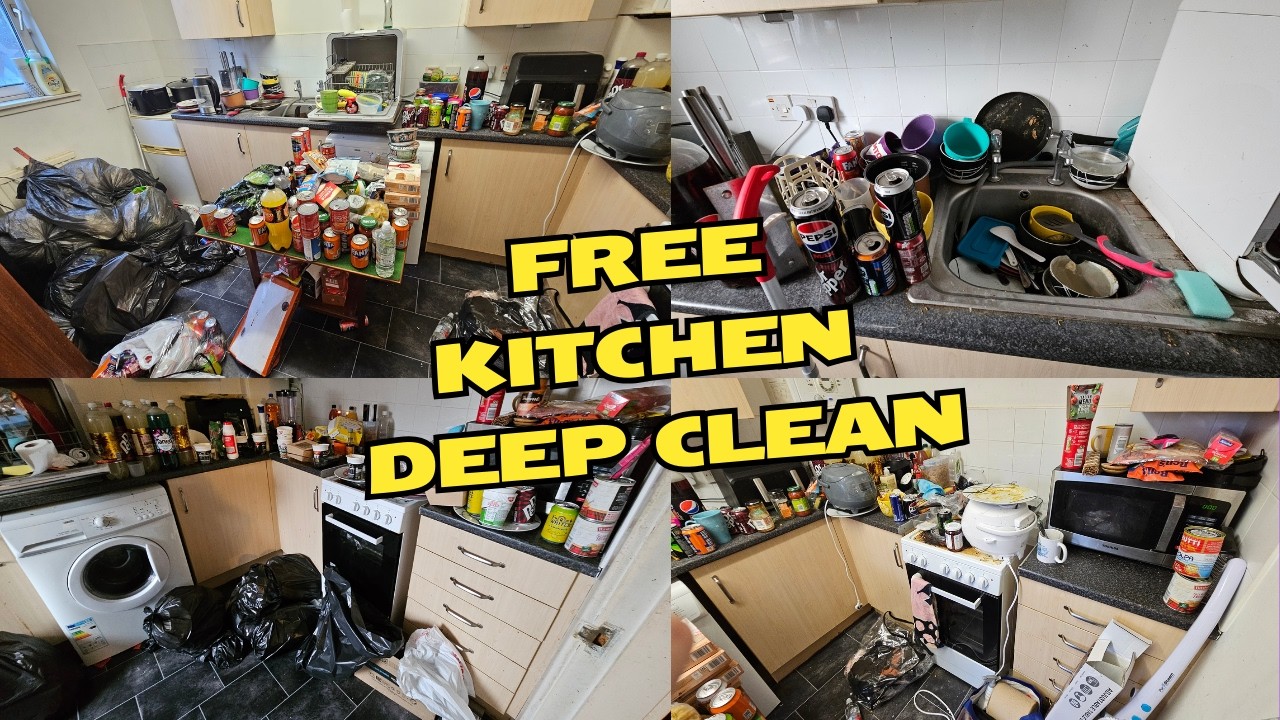 Helping A Woman In Need - Free Kitchen Transformation, Declutter & Deep Clean
