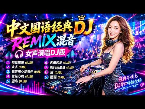 经典怀旧中文歌 DJ版🎧越南鼓节奏🎶|| 女声演唱 🎹串烧舞曲【相见恨晚】【太多】【我曾用心爱着你】【曾经心痛】【囚鸟】【迟来的爱】【别问我是谁】【当】【雨蝶】Chinese Song DjRemix