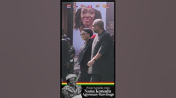 President Mahama & First Lady Lordina Mahama pay tribute to Nana Konadu Agyeman-Rawlings