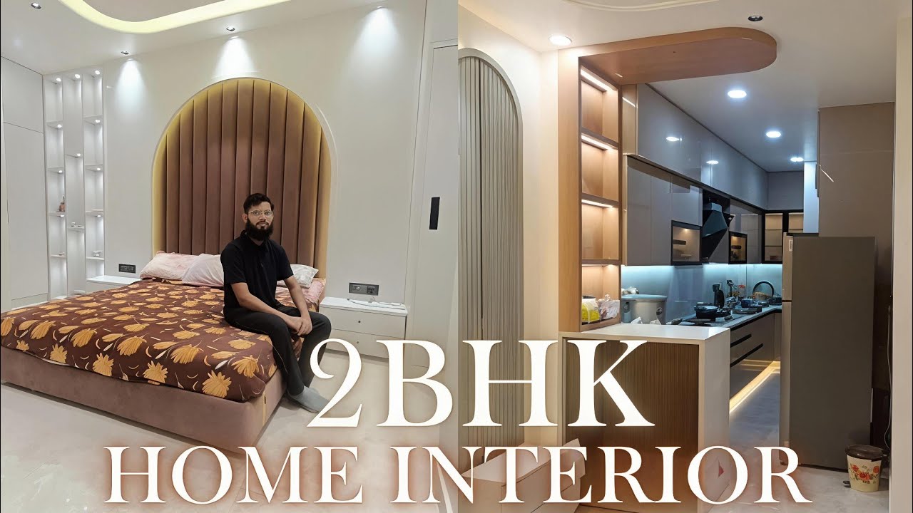 2BHK Home Interior Design | Modern, Stylish & Premium Interior - YouTube