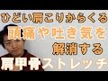 ひどい肩こりからくる頭痛や吐き気を解消する肩甲骨ストレッチ
