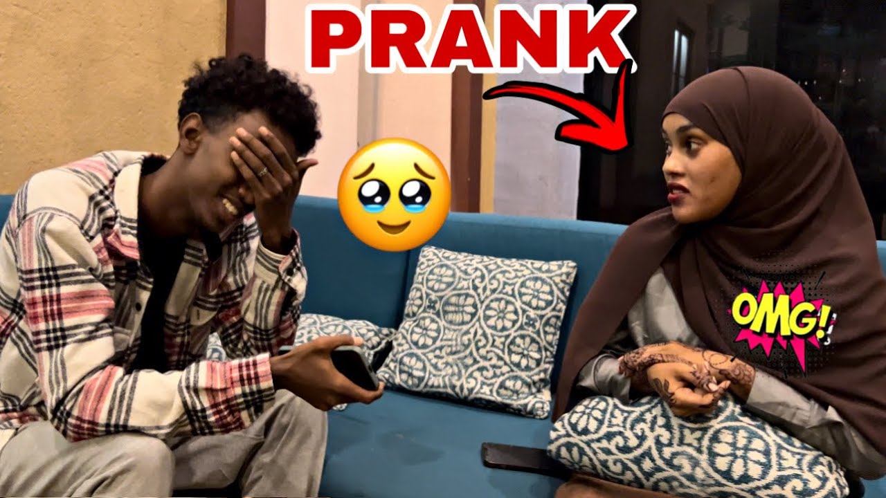 PRANK kii UGU XUMA AN KAGA XANAJIYAY SAMIYA SIDAN MAFILENIN😳
