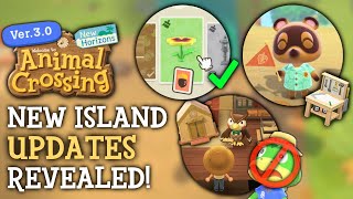 New Island Updates In 3.0 Revealed - Animal Crossing New Horizons