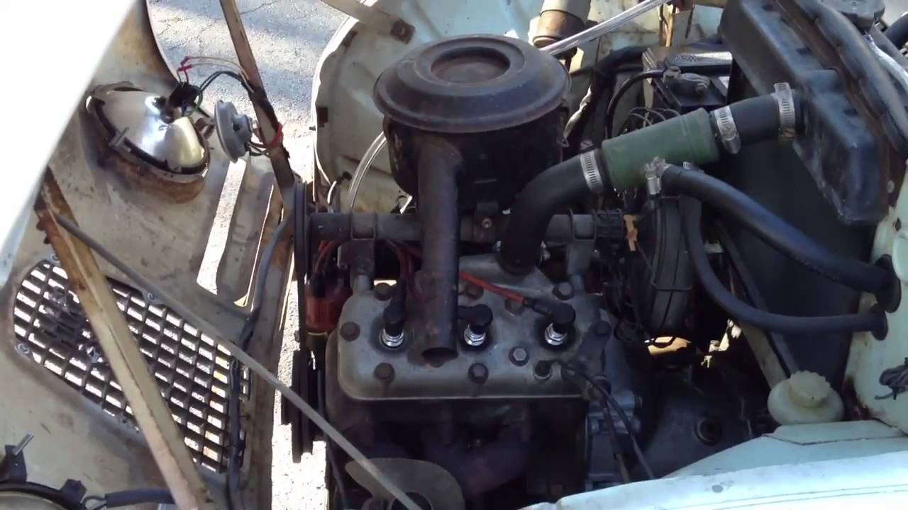 1964 Saab 96 starting and running
