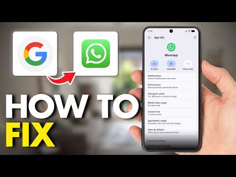 How To Fix Whatsapp In Google Pixel (Full Guide 2026)
